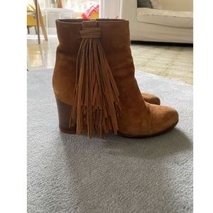 Christian Louboutin Suede Jimmy Netta Booties